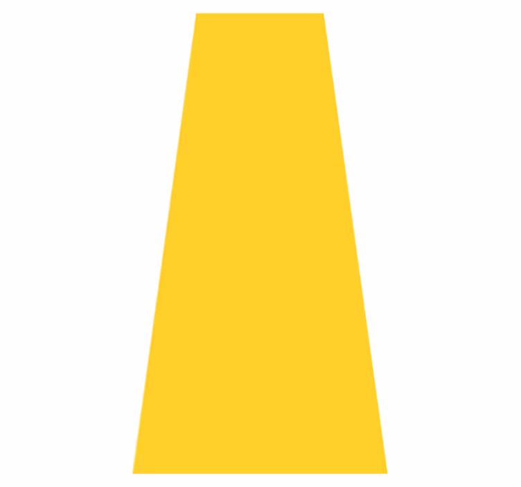 Yellow vinyl carpet in amarillo color - TenStickers