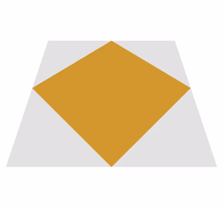 Yellow vinyl carpet mustard diamond xxl - TenStickers