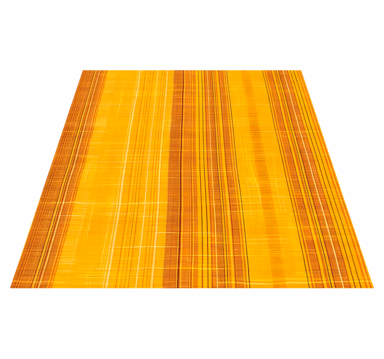 Yellow vinyl carpet with striped sunflower patterns - TenStickers