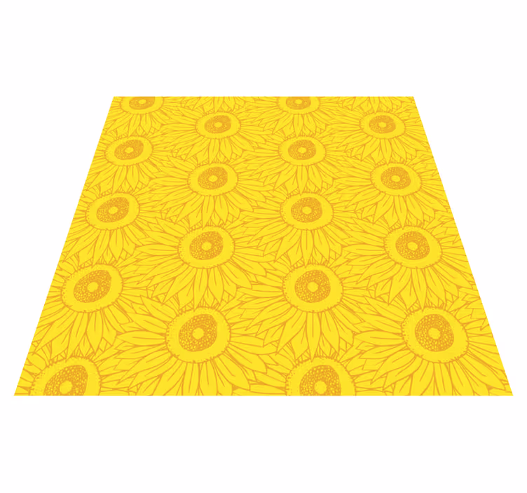 Light sunflower shades yellow vinyl carpet - TenStickers