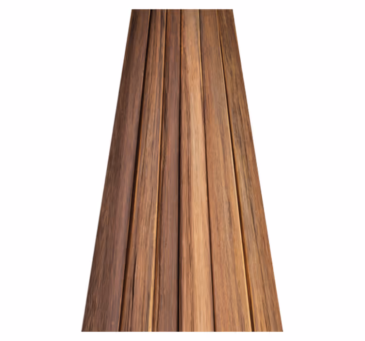 Brown vinyl carpet for rustic aged wood decor - TenStickers