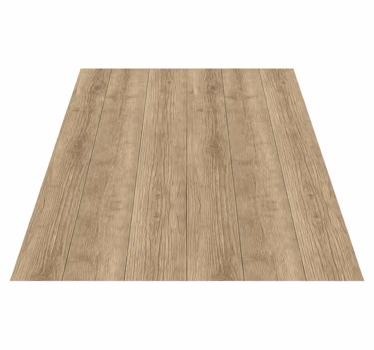 Brown vinyl carpet natural sanded oak vertical - TenStickers