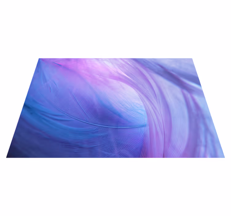 Purple vinyl carpet with 3d blue and purple swirl - TenStickers