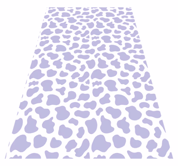 Purple cow print purple vinyl carpet - TenStickers