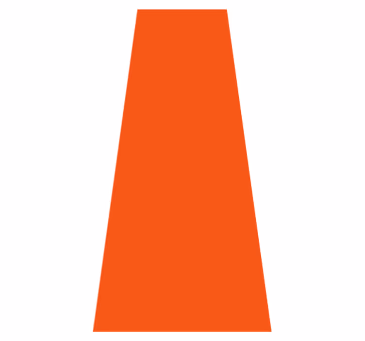 Orange vinyl carpet in vibrant orange shade - TenStickers