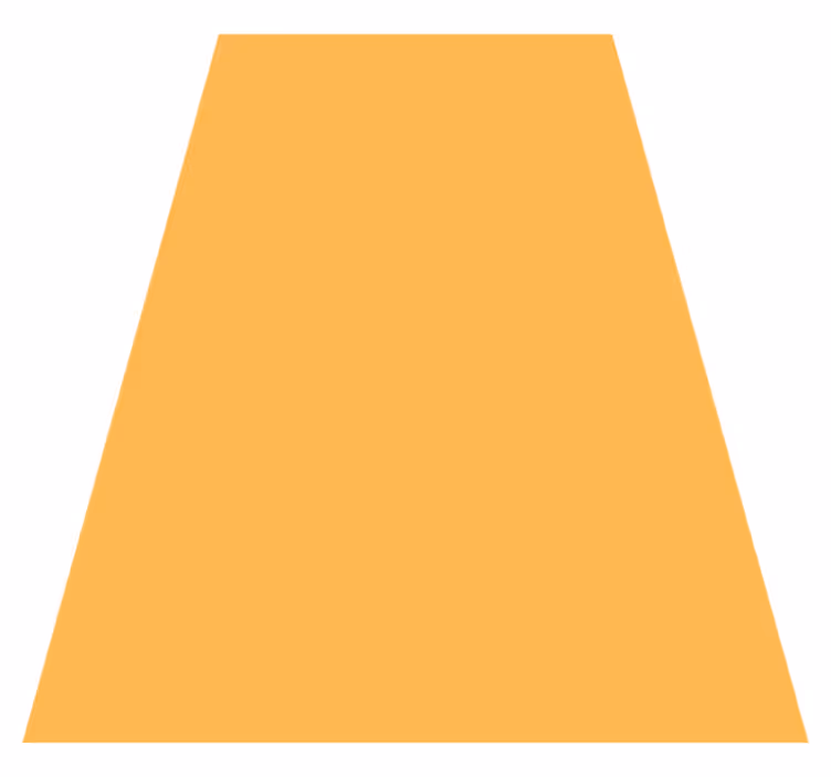 Orange vinyl carpet in banana shades - TenStickers