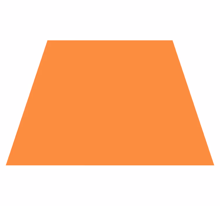 Orange vinyl carpet in solid orange color - TenStickers