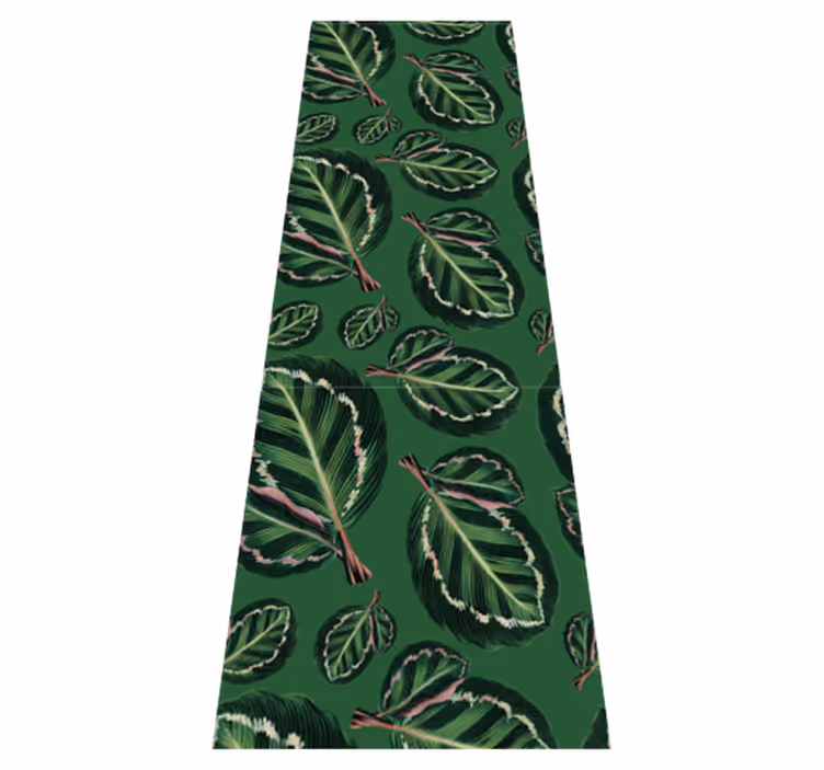 Green vinyl carpet green prayer plant - TenStickers