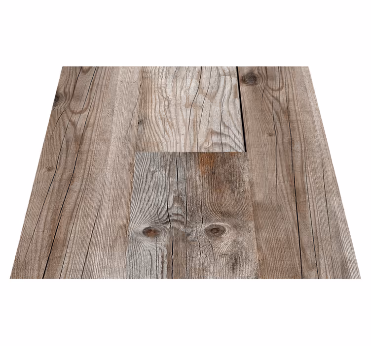 Outdoor vinyl carpet rustic wood finish - TenStickers