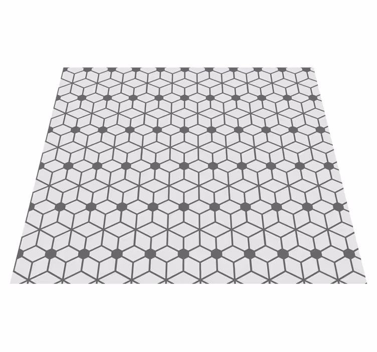 Outdoor vinyl carpet gray mosaic design - TenStickers