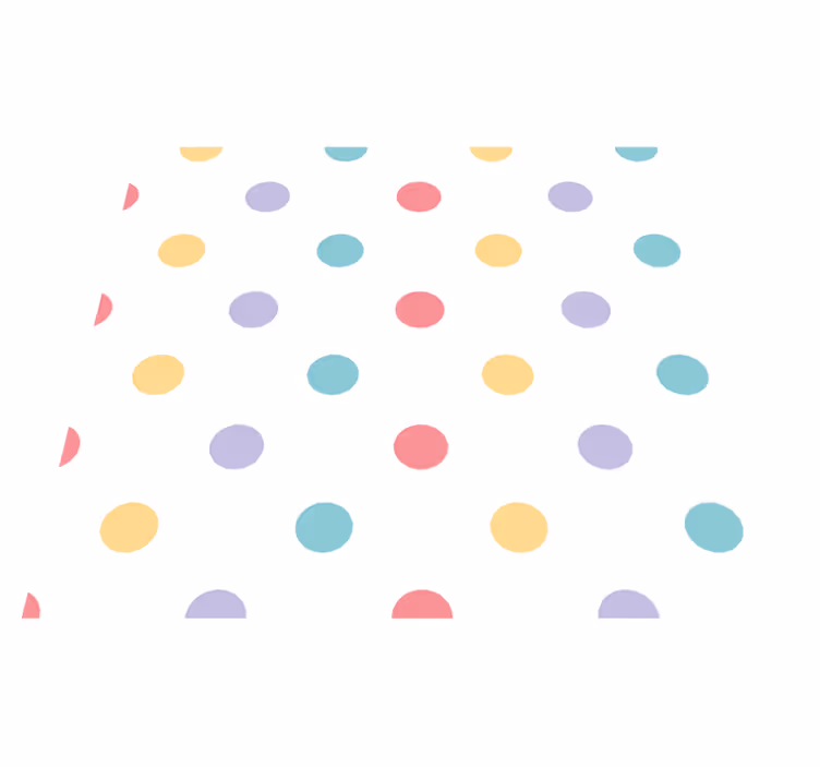 Colorful confetti outdoor vinyl carpet - TenStickers