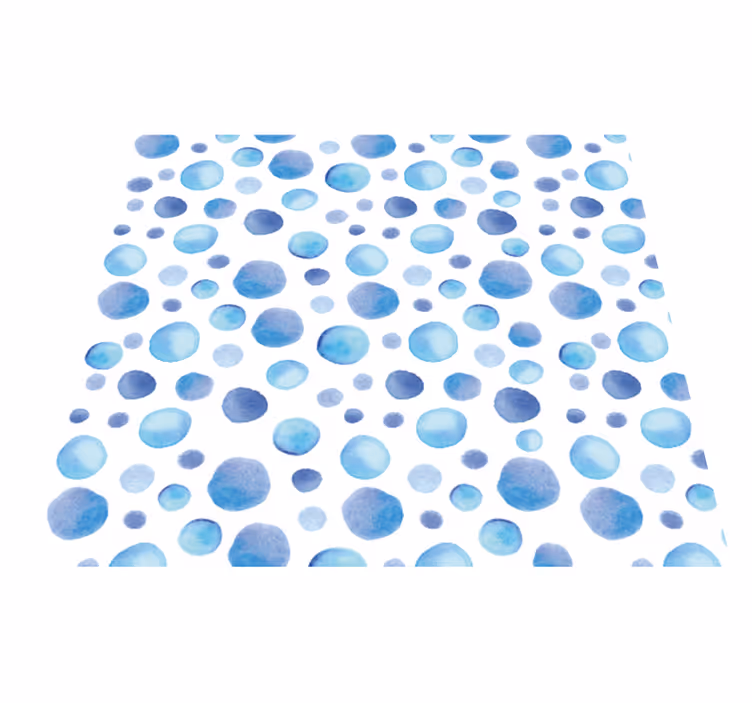 Outdoor vinyl carpet in colorful bubble design - TenStickers