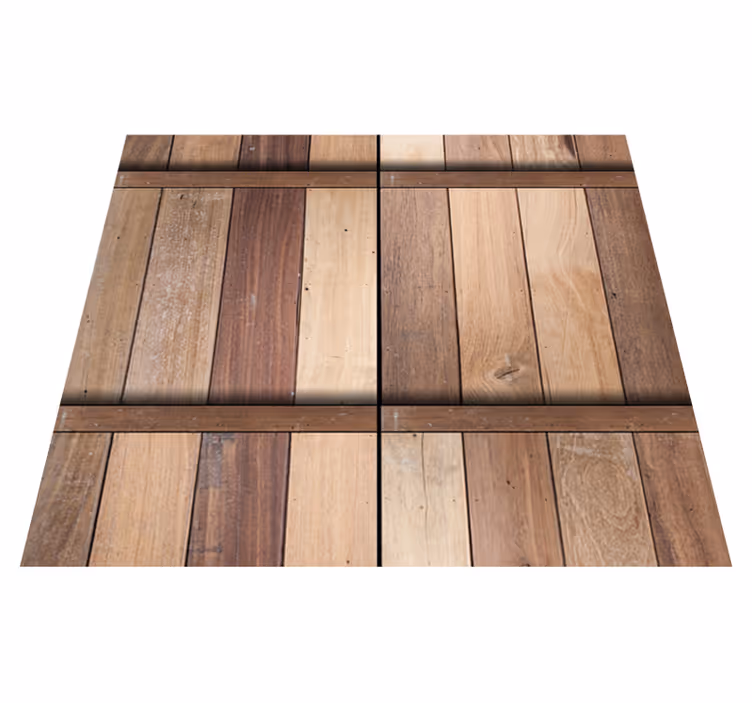 Outdoor vinyl carpet in brown for relaxation - TenStickers