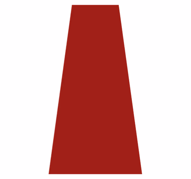 Red vinyl carpet in crimson elegance - TenStickers