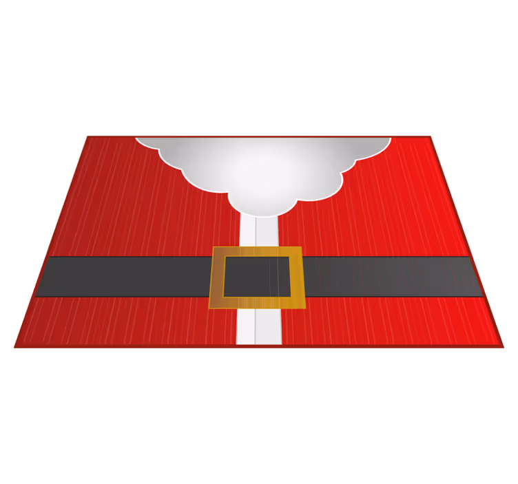 Red vinyl carpet for christmas santa claus outfits - TenStickers