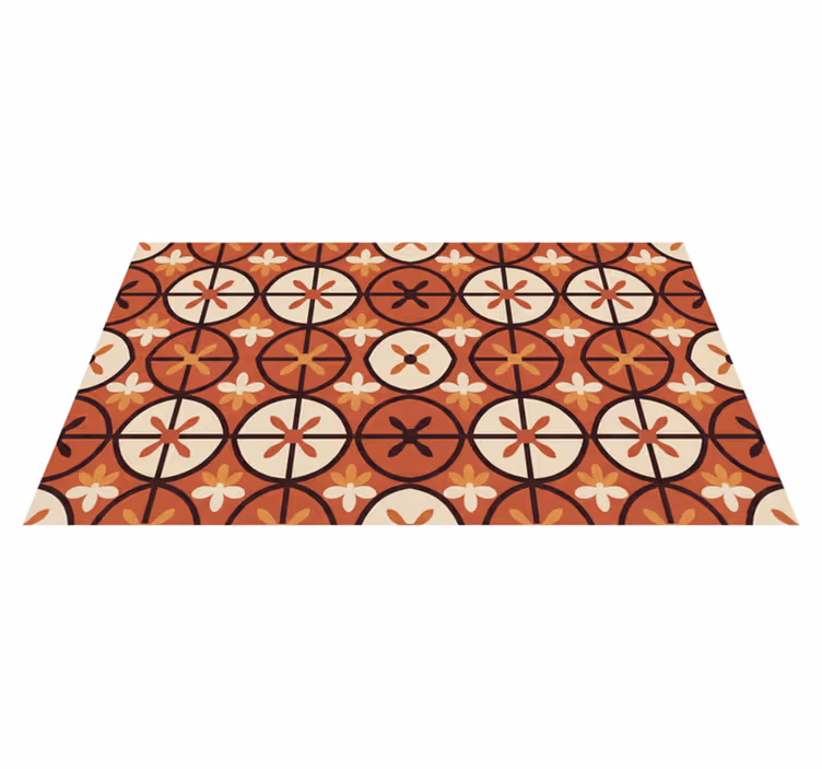 Red vinyl carpet in vibrant crimson hue - TenStickers