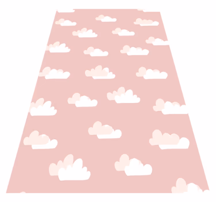 Pink vinyl carpet with a pink backdrop - TenStickers