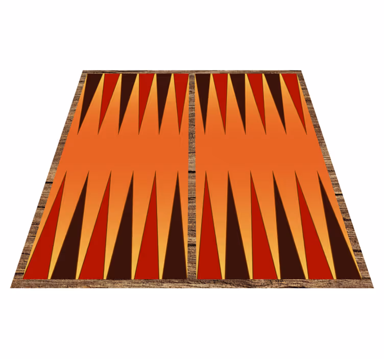 Geometric Stripes striped vinyl carpet - TenStickers