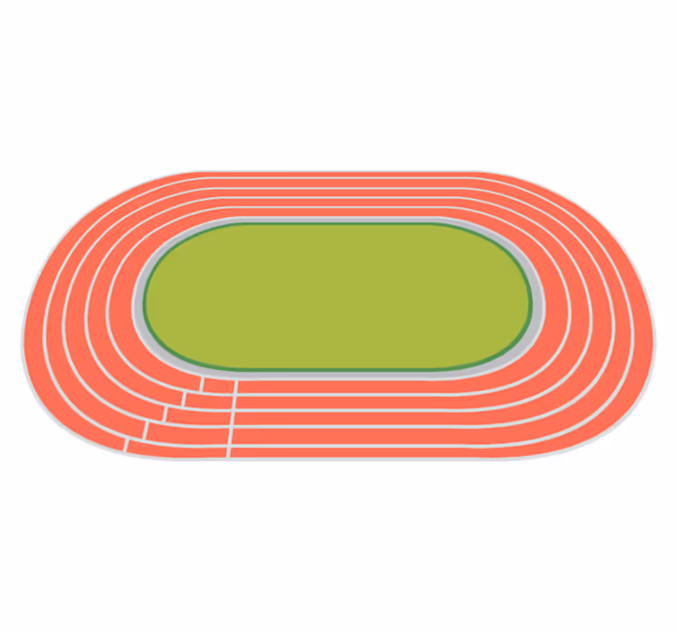Racetrack Playtime road vinyl carpet - TenStickers