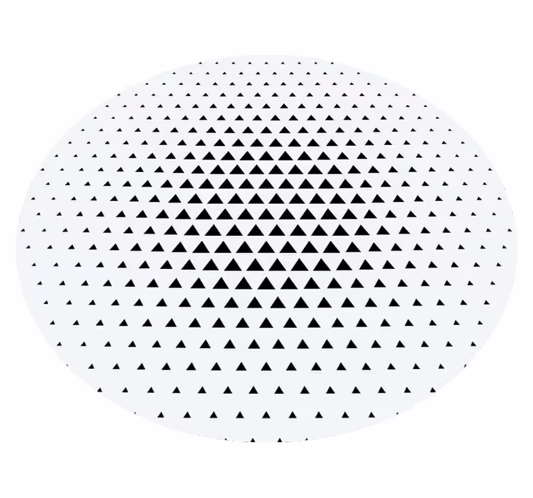 Geometric vinyl carpet geometric triangular design - TenStickers