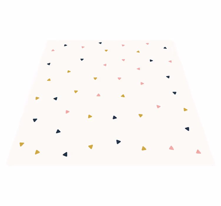 Geometric Confetti kids vinyl carpet - TenStickers