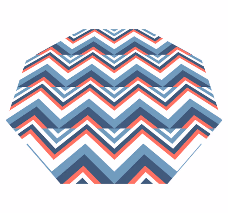 Fantastic color rays scandinavian vinyl rug - TenStickers