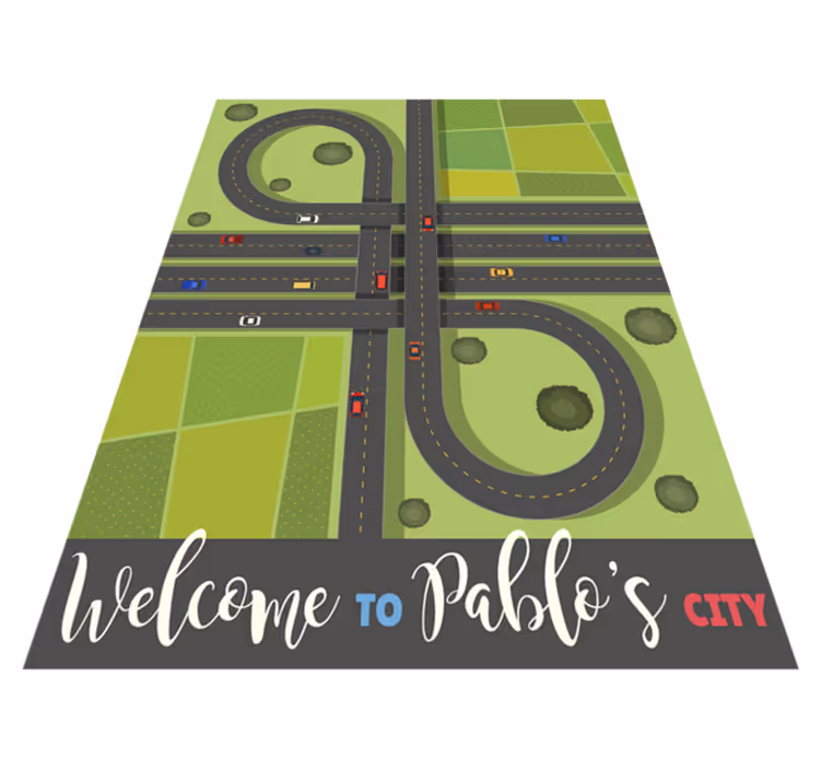 Customizable Playmap custom vinyl carpet - TenStickers