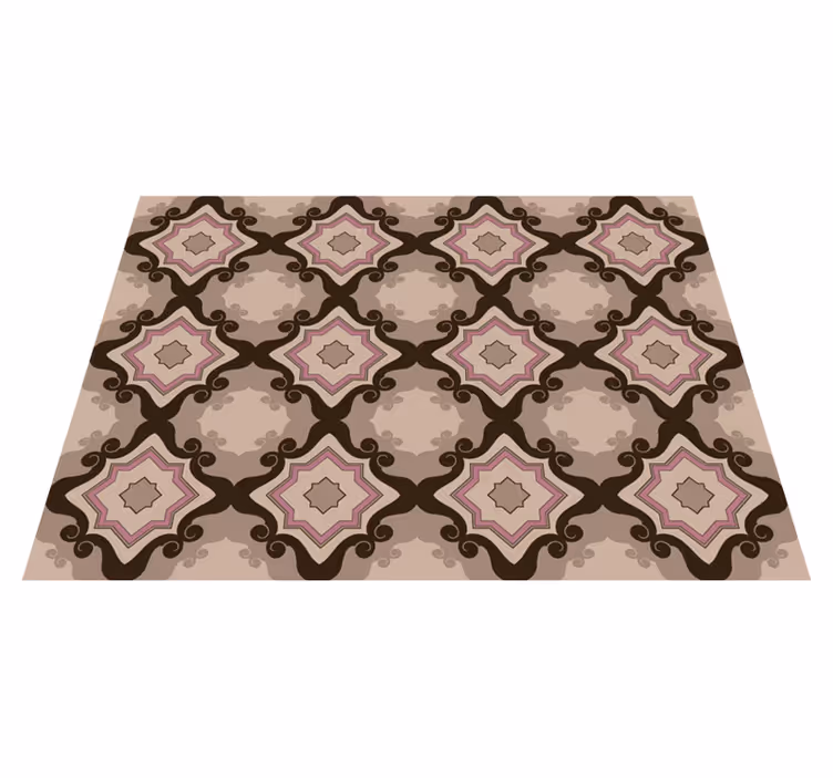 Mosaic Tile Pattern living room vinyl carpet - TenStickers