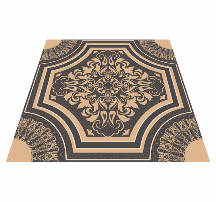 Mosaic vinyl carpet ornamental mosaic design - TenStickers