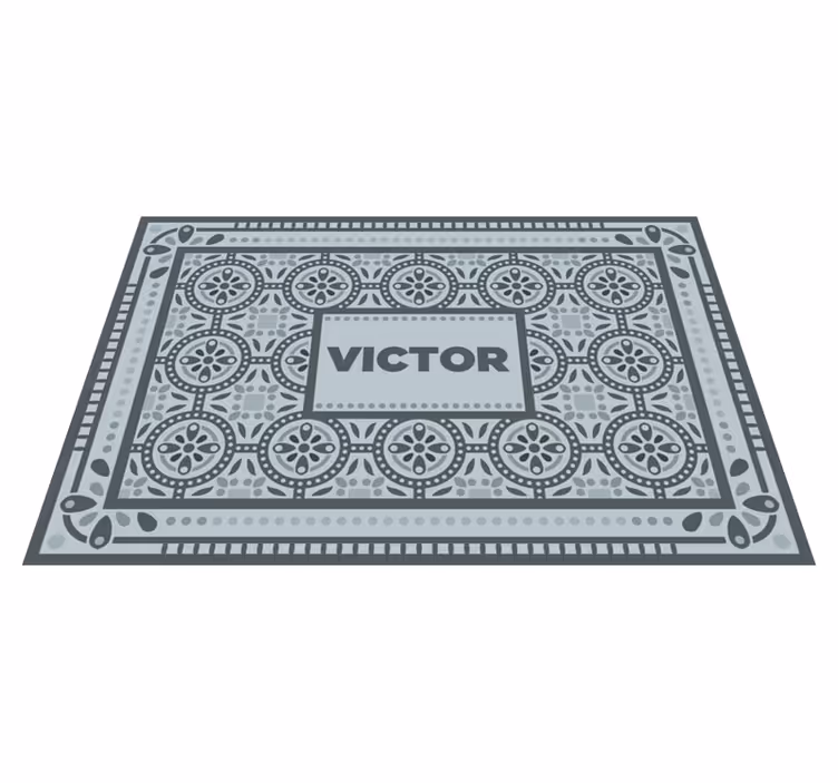 Personalized Mosaic custom vinyl carpet - TenStickers
