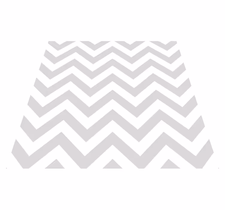 Chevron Zigzags geometric vinyl carpet - TenStickers