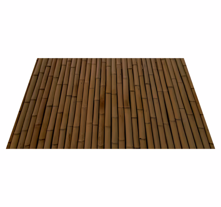 Bamboo Slatted Pattern texture vinyl carpet - TenStickers