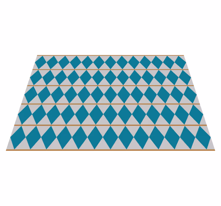 Sweden design geometric vinyl rug - TenStickers
