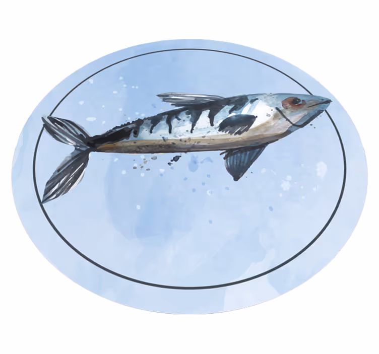 Aquatic Exploration animal vinyl carpet - TenStickers