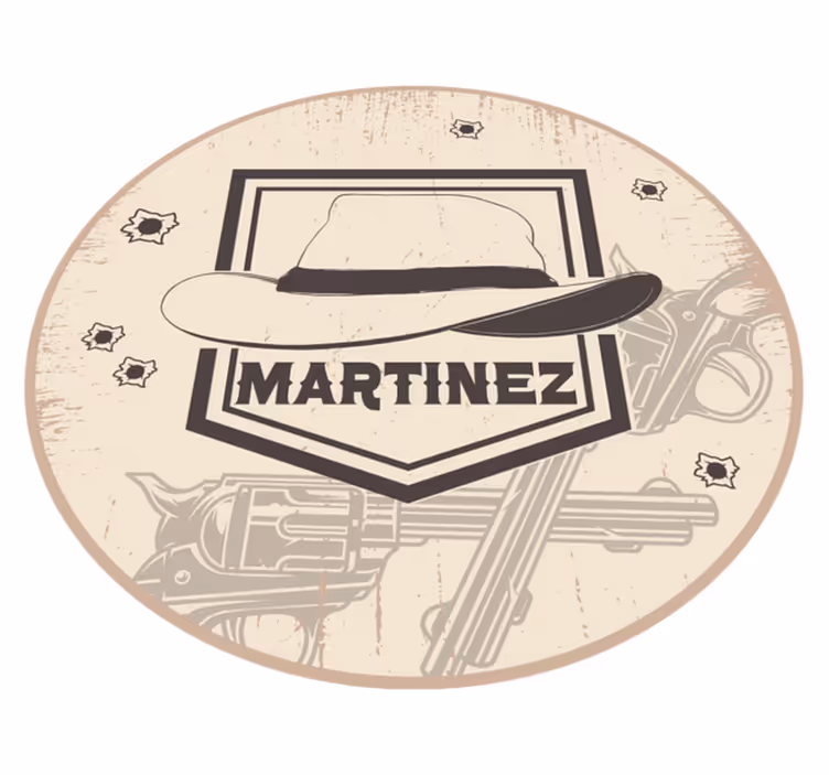 Customizable Western custom vinyl carpet - TenStickers