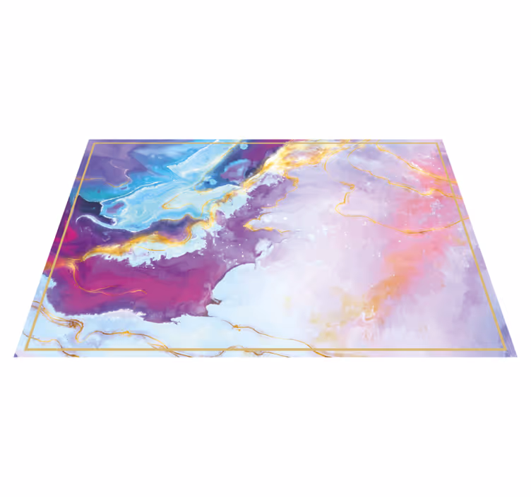 Abstract Marbled texture vinyl carpet - TenStickers