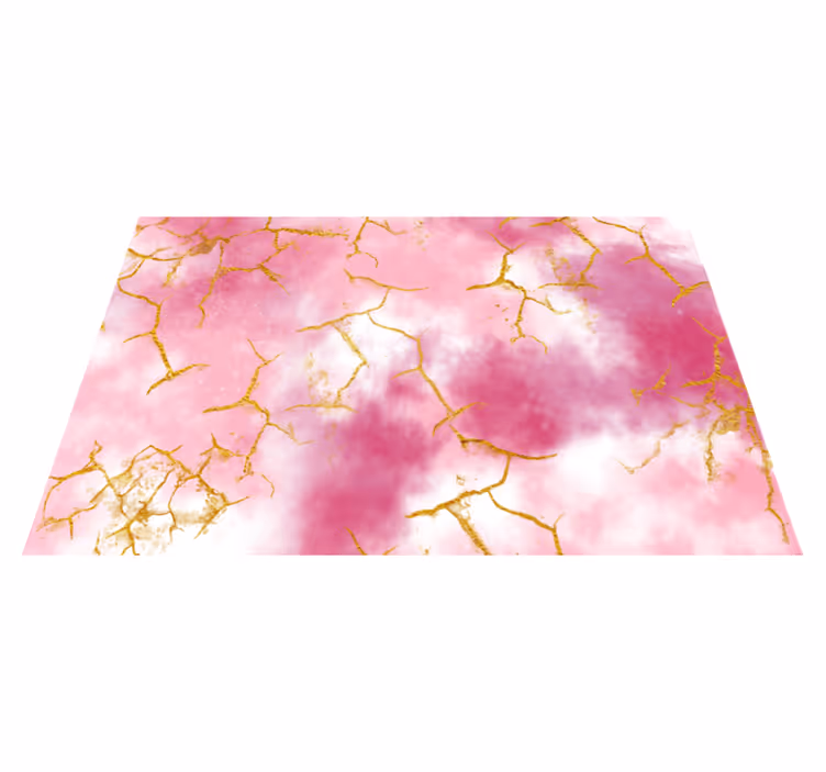Marbled Pink Elegance marble vinyl carpet - TenStickers