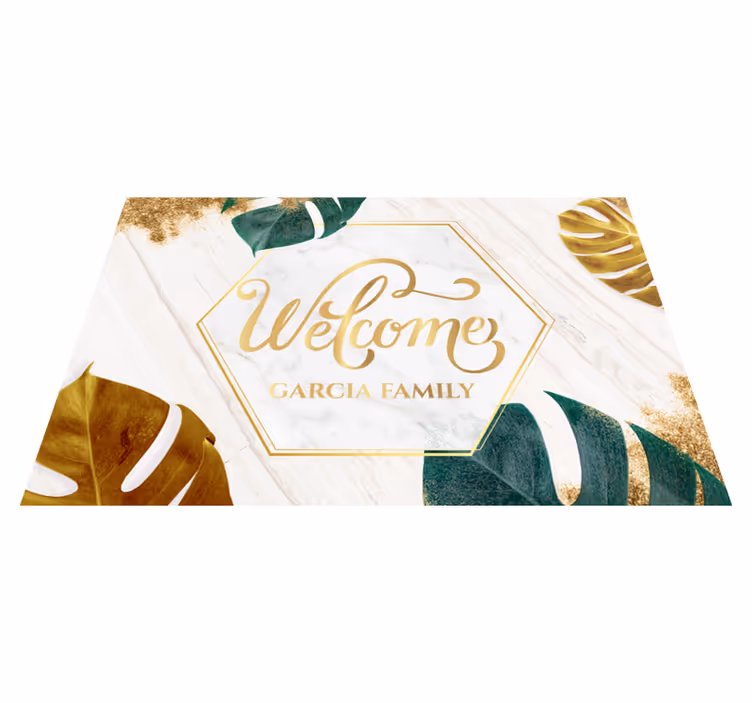 Customizable Entryway custom vinyl carpet - TenStickers