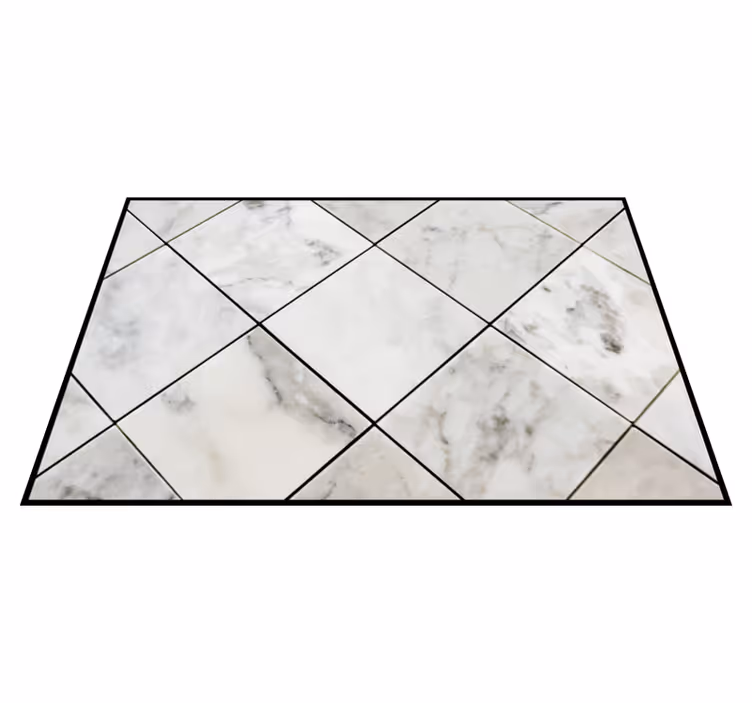 Marble illusion marble vinyl carpet - TenStickers