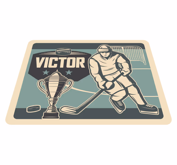 Customizable Sports Graphic custom vinyl carpet - TenStickers