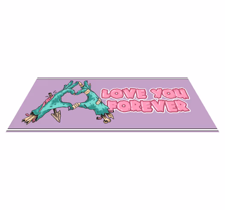 Affectionate Dinosaur Scene animal vinyl carpet - TenStickers