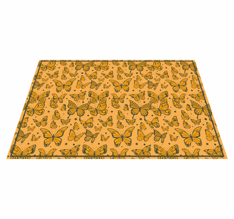 Butterfly Delight animal vinyl carpet - TenStickers