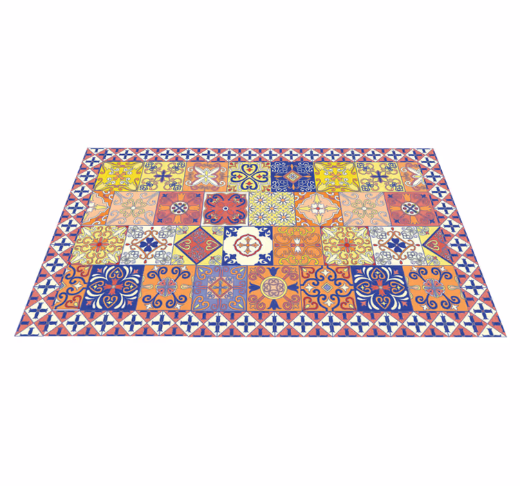 Mexican tile vinyl carpet - TenStickers