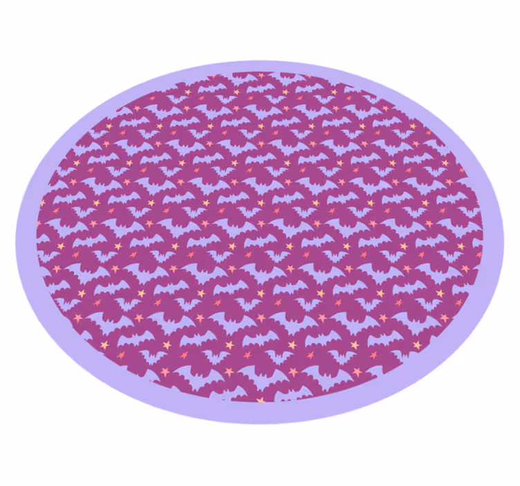 Halloween bat motif halloween vinyl carpet - TenStickers