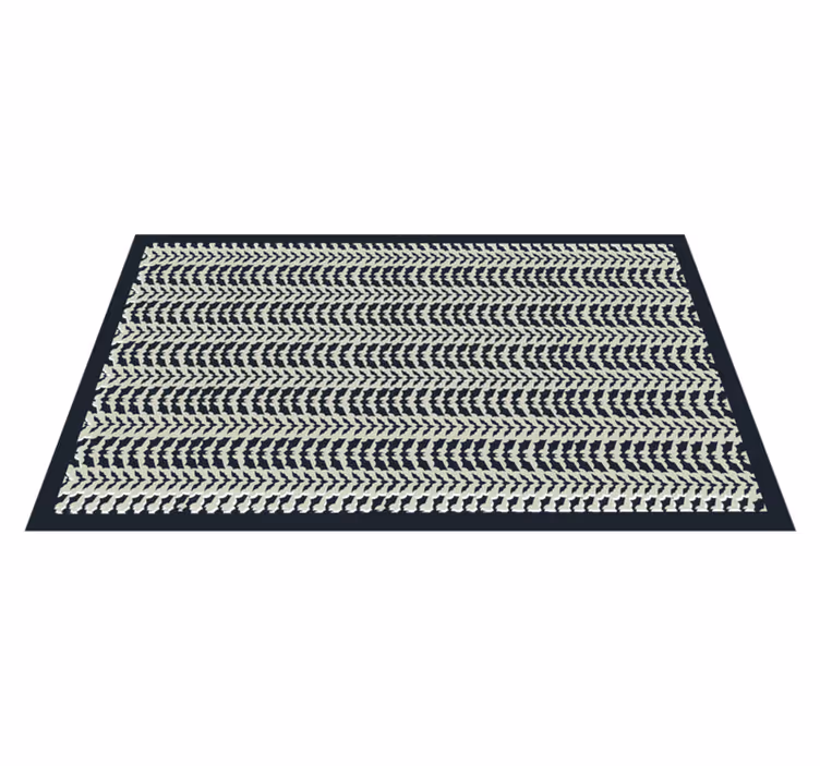 Chevron Intricacy striped vinyl carpet - TenStickers