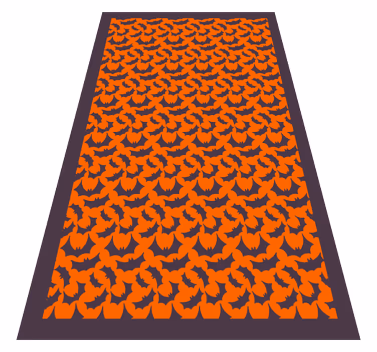 Ornate Feline Motif animal print vinyl carpet - TenStickers