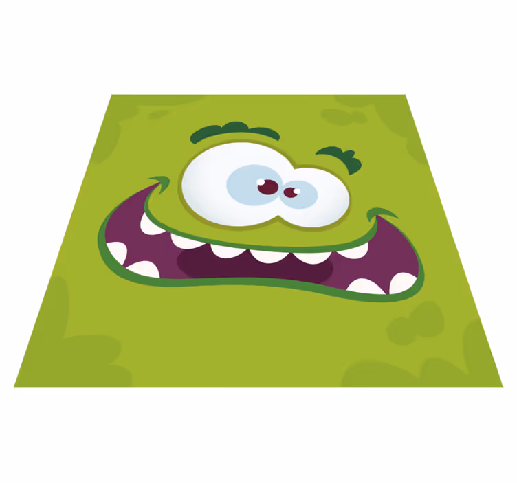 Cartoon Monster Character kids vinyl carpet - TenStickers