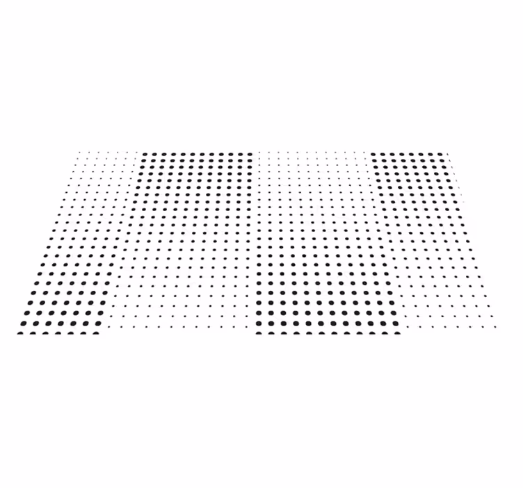 Fading Dot Gradient bathroom vinyl carpet - TenStickers