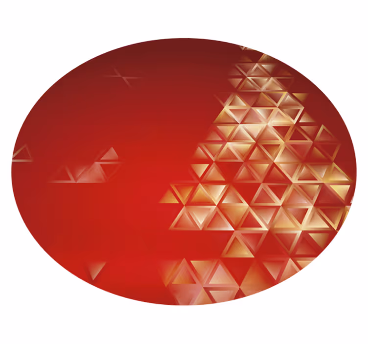 Geometric vinyl carpet geometric ombre sphere - TenStickers