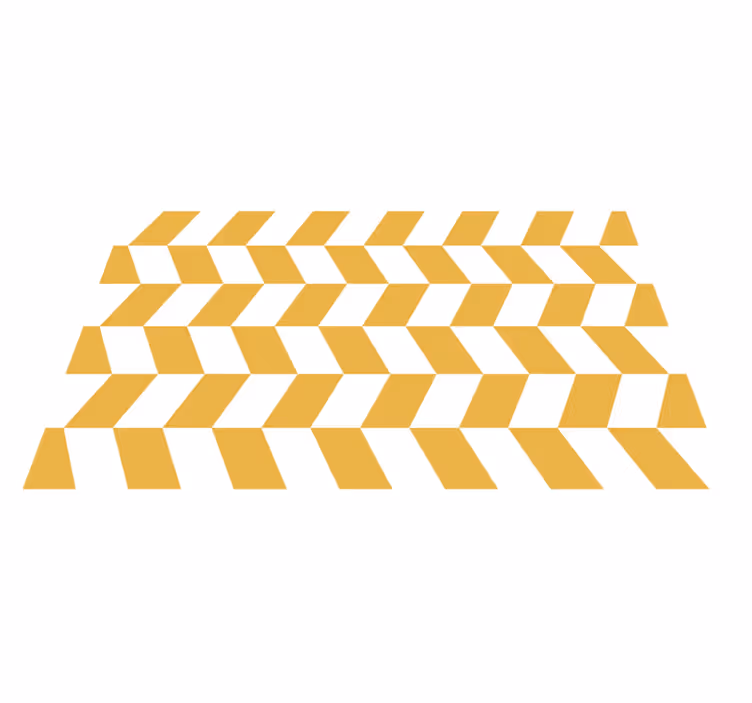 Geometric Herringbone striped vinyl carpet - TenStickers